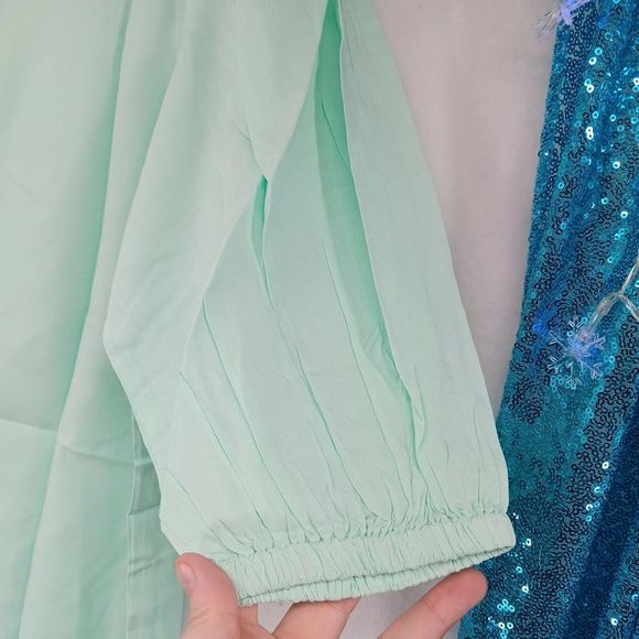 NWT/Bag Emily McCarthy New Proper Top SZ XS Yacca/Lemon 100% Tencel $220 MSRP - Picture 15 of 16